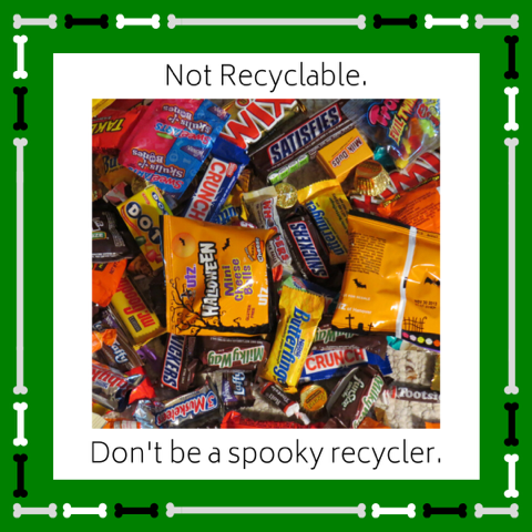 Candy Wrapper Not Recyclable